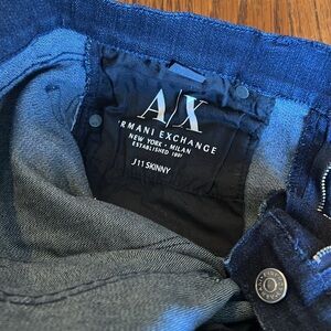 Armani Exchange jeans, navy blue color, J 11 skinny